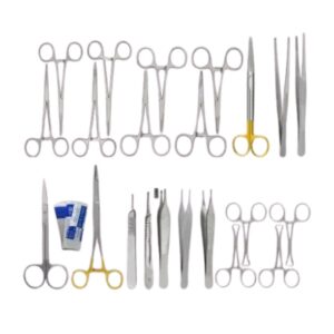 22 Pcs Small Animal Surgery Kit
