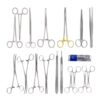 17 Pcs Large Animal Deep Surgery Set