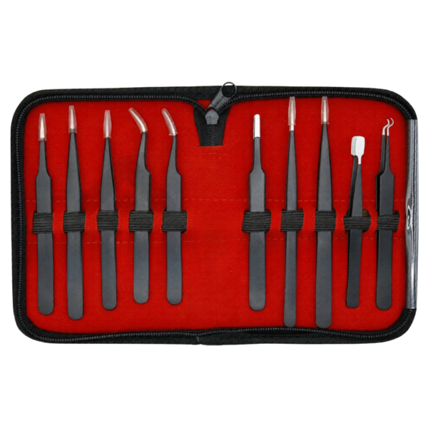 Eyelash Extension Tweezers Set
